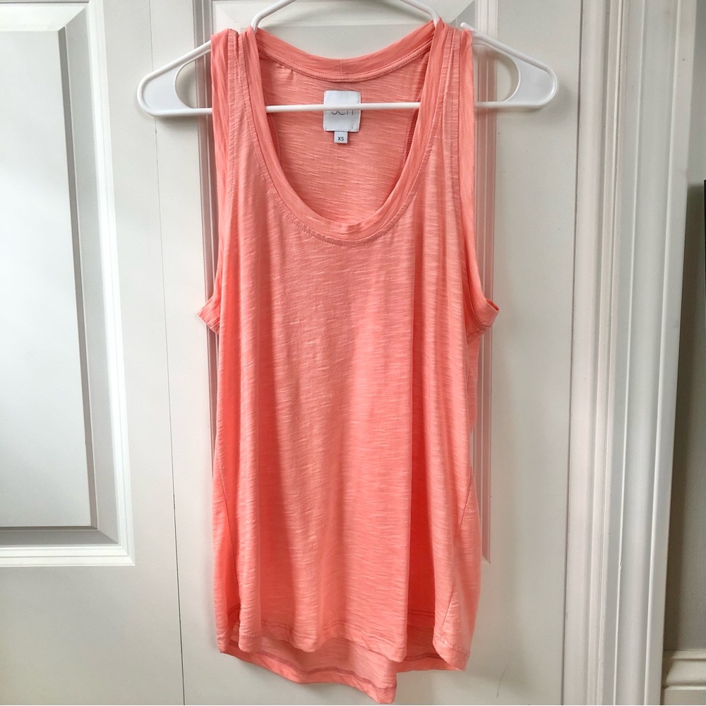 SEN Scoop Neck Hali Peach Tank Top XS